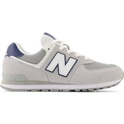 New Balance Little Kid's 574 - Brighton Grey with NB Navy