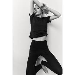 H&M Dame Sort 2-pack trikotleggings
