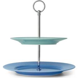 Lyngby Porcelæn Porcelæn Rhombe Color Kagefad 27cm