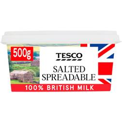 Tesco British Spreadable Salted 500G 500g 1pack