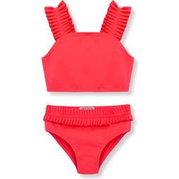 Habitual Girl's Ruched Swimsuit - Pink