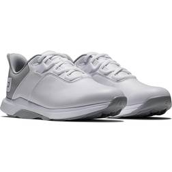 FootJoy ProLite Vandtætte Dame Golfsko Uden Spikes - White/Grey