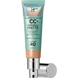 IT Cosmetics CC Natural Matte base de maquillaje en crema SPF40 #Neut medium