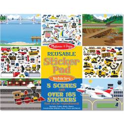 Melissa & Doug Reusable Sticker Pad Vehicles