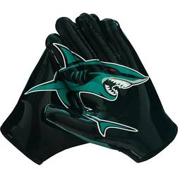 SHARKOX Non-Slip Football Gloves - Sparkly Green