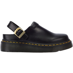 Dr. Martens Laketen Atlas Leather Slingback Platform Mules - Black