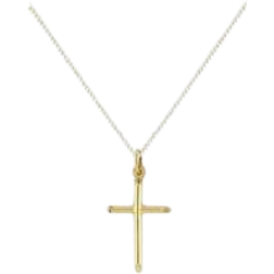 T.H.Baker Cross Pendant Chain - Gold