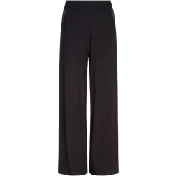 Mint Velvet Wide Leg Palazzo Trousers - Black