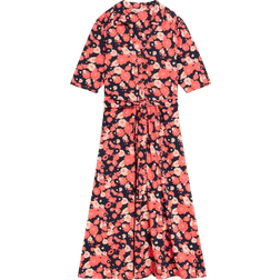 White Stuff Ava Jersey Dress - Red Print