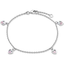 Prinzessin Lillifee Charm Bracelet - Silver/Pink