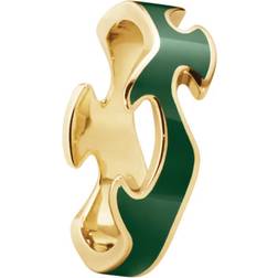 Georg Jensen Fusion Centerring Grøn