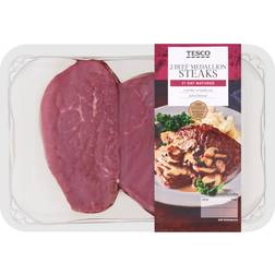 Tesco 2 Beef Medallion Steaks 340G 340g 1pack