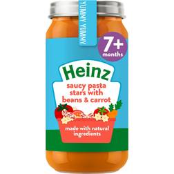 Heinz Pasta Stars with Beans & Carrot 200g 1pack