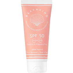 Beachkind Natural Sunscreen Sensitive & Fragrance Free SPF50 100ml