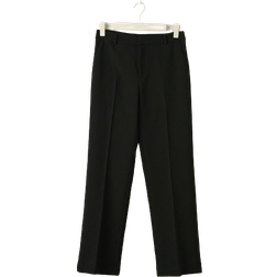 Gina Tricot Straight Regular Trousers - Black