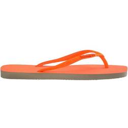 Havaianas Square Glitter Neon - Beige/Orange