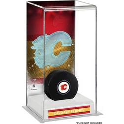 Fanatics Authentic Calgary Flames Deluxe Tall Hockey Puck Case