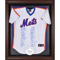 Fanatics Authentic New York Mets Brown Framed Logo Jersey Display Case