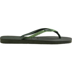 Havaianas Square Glitter - Olive Green