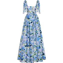 Milla Strapped Maxi Dress - Blue Hydrangea