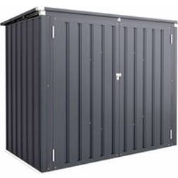 YODOLLA 1.5x0.8m Storage Shed, Bike Shed Double (Building Area )