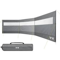 Trail Steel 4 Pole Windbreak with Window, 5m x 1.4m