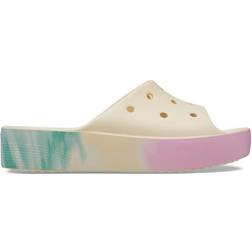 Crocs Classic Platform Slide Ombre - Vanilla/Multi