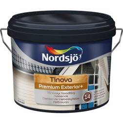 Nordsjö Tinova Premium Exterior+ Träfasadsfärg White 10L