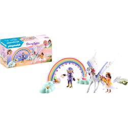 Playmobil Pegasus with Rainbow in The Clouds 71361