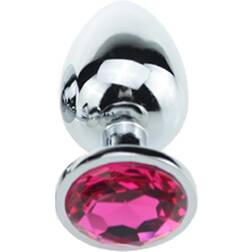 Bynabjfa Hot Sale Anal Crystal Jewelry Beads Heart Butt Plug