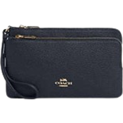 Coach Double Zip Wallet - Gold/Midnight