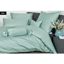 Janine Mako Satin Duvet Cover Green (220x155cm)
