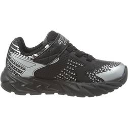 Skechers Kid's S Lights Flex-Glow Bolt - Black/Silver Synth