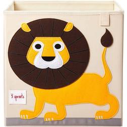 3 Sprouts Cube De Rangement Lion