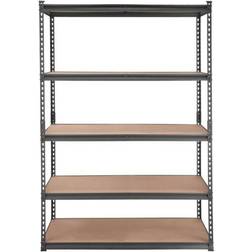 VEVOR 5 Levels Adjustable Black/Natural Reolsystem 121.9x182.9cm