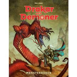 Drakar och Demoner Monsterboken Standardutgåva (Inbunden, 2024)