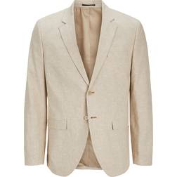 Jack & Jones Riviera Slim Fit Blazer - Beige/Travertine