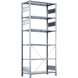 Starter Boltless Storage Rack Silver Hyllsystem 100x250cm