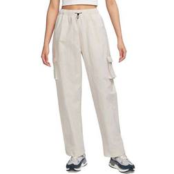 NIKE Women's Sportswear Essential High Rise Woven Cargo Pants - Light Orewood Brown/Sail