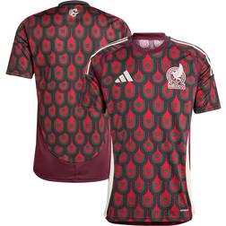 adidas Mens Mexico National Team Burgundy 2024 Home Replica Jersey