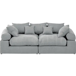 Smart Lionore Silver Grey Sofa 242cm Zweisitzer