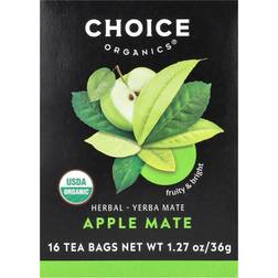 Choice Organics Herbal Yerba Mate Tea Apple Mate 16pcs 1pack