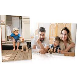 Panther Print Personalised Canvas Gifts for Special Occasions Multicolour Poster 30.5x20.3cm