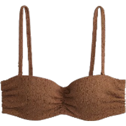 H&M Padded Balconette Bikini Top - Brown