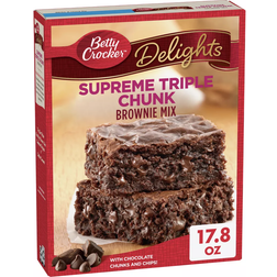 Betty Crocker Supreme Triple Chunk Brownie Mix 17.8oz 1