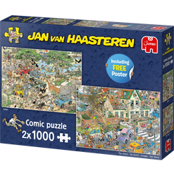 Jumbo Jan Van Haasteren Safari & Storm 2x1000 Pieces