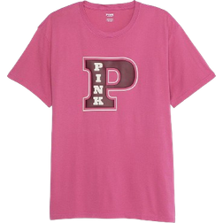 PINK Campus Tee - Red Violet