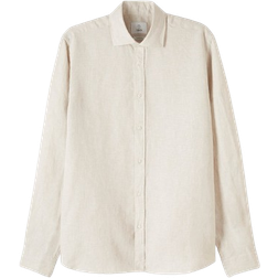 Bläck Dante Linen Shirt - Beige Melange