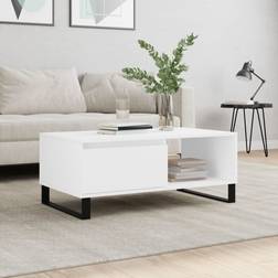 vidaXL 830572 White Coffee Table 50x90cm