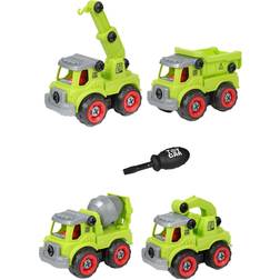 Toi Toys Cars & Trucks Construction Vehicles with Screwdriver